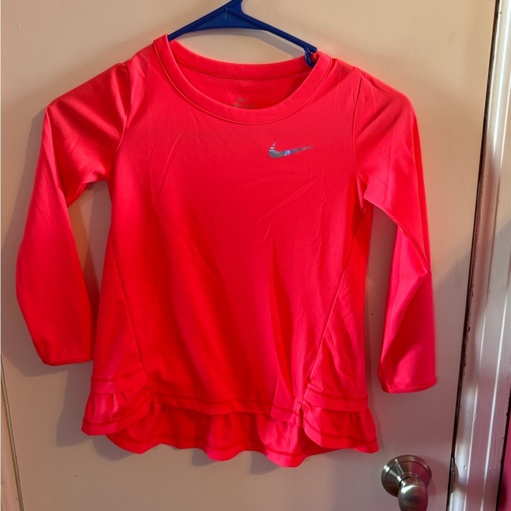 Nike Pink Long Sleeve Top